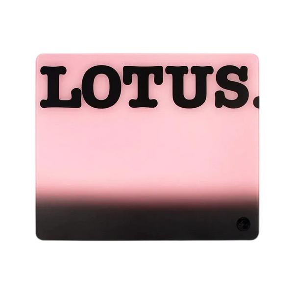 Lotus Black | Glass | Medium Mousepad