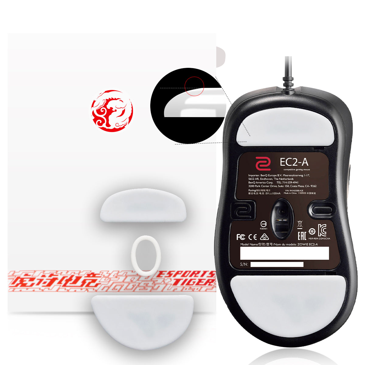 ICE Mouse Skates ZOWIE EC / EC-A / EVO / DIVINA – EspTiger